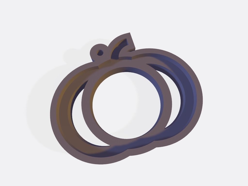 SET 10 KEYCHAINS 3D print models heart pumpkin diamond 3D print model_2