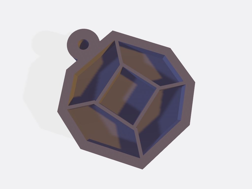 SET 10 KEYCHAINS 3D print models heart pumpkin diamond 3D print model_9