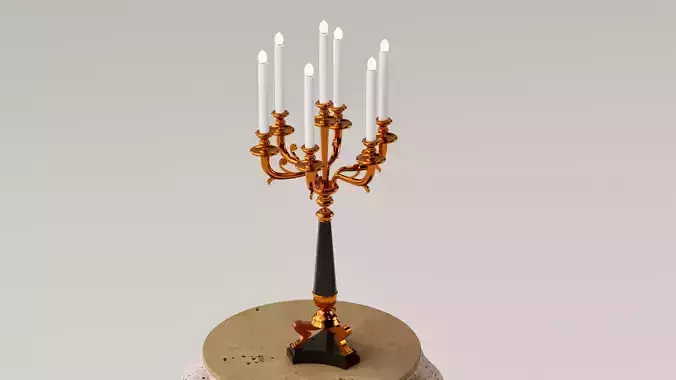 CANDELABRO GRANDE - PORTA VELAS 3D print model