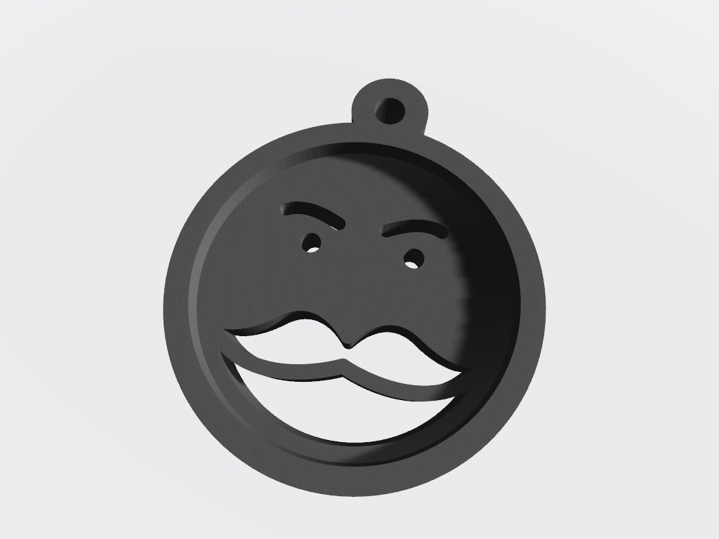 SET 10 KEYCHAINS 3D print models santa christmas snowflake 3D print model_9