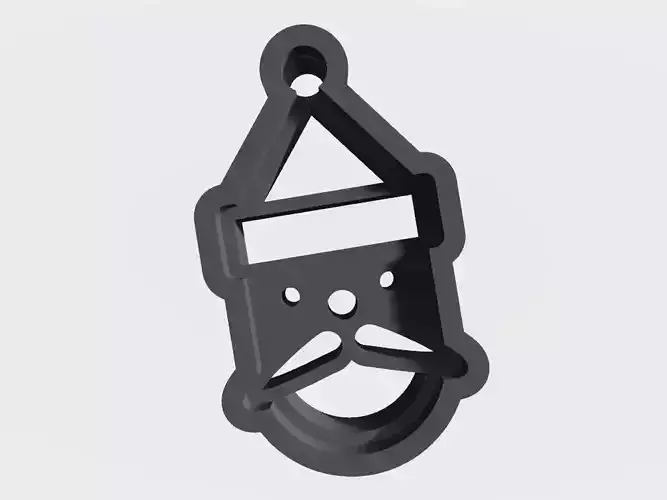 SET 10 KEYCHAINS 3D print models santa christmas snowflake 3D print model SET 10 KEYCHAINS 3D print models santa christmas snowflake 3D print model