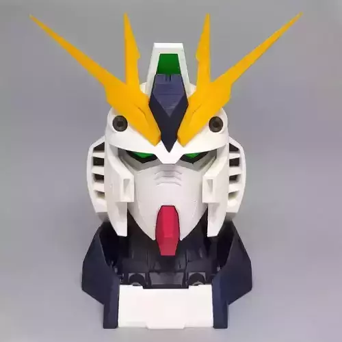 Nu Gundam Bust 3D print model
