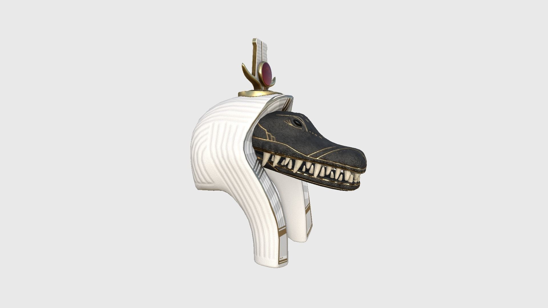 10 Sobek Mask A Collection - Egyptian Gods Character Clothing  _39