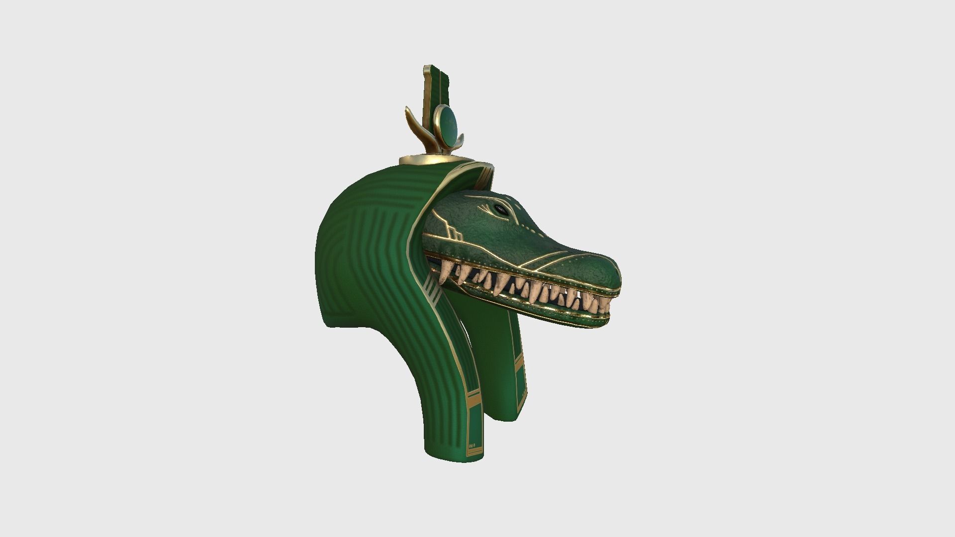 10 Sobek Mask A Collection - Egyptian Gods Character Clothing  _37