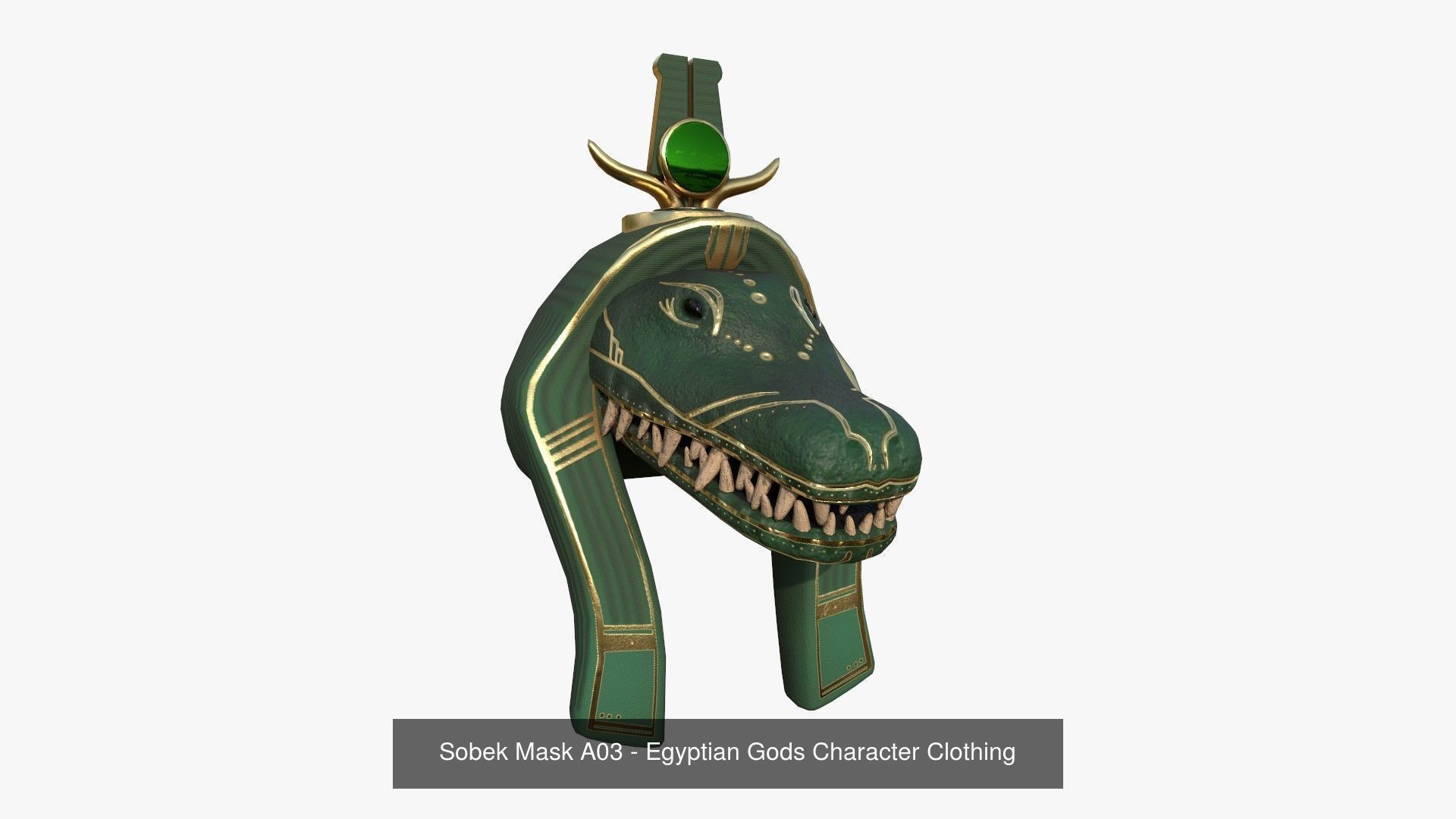 10 Sobek Mask A Collection - Egyptian Gods Character Clothing  _8