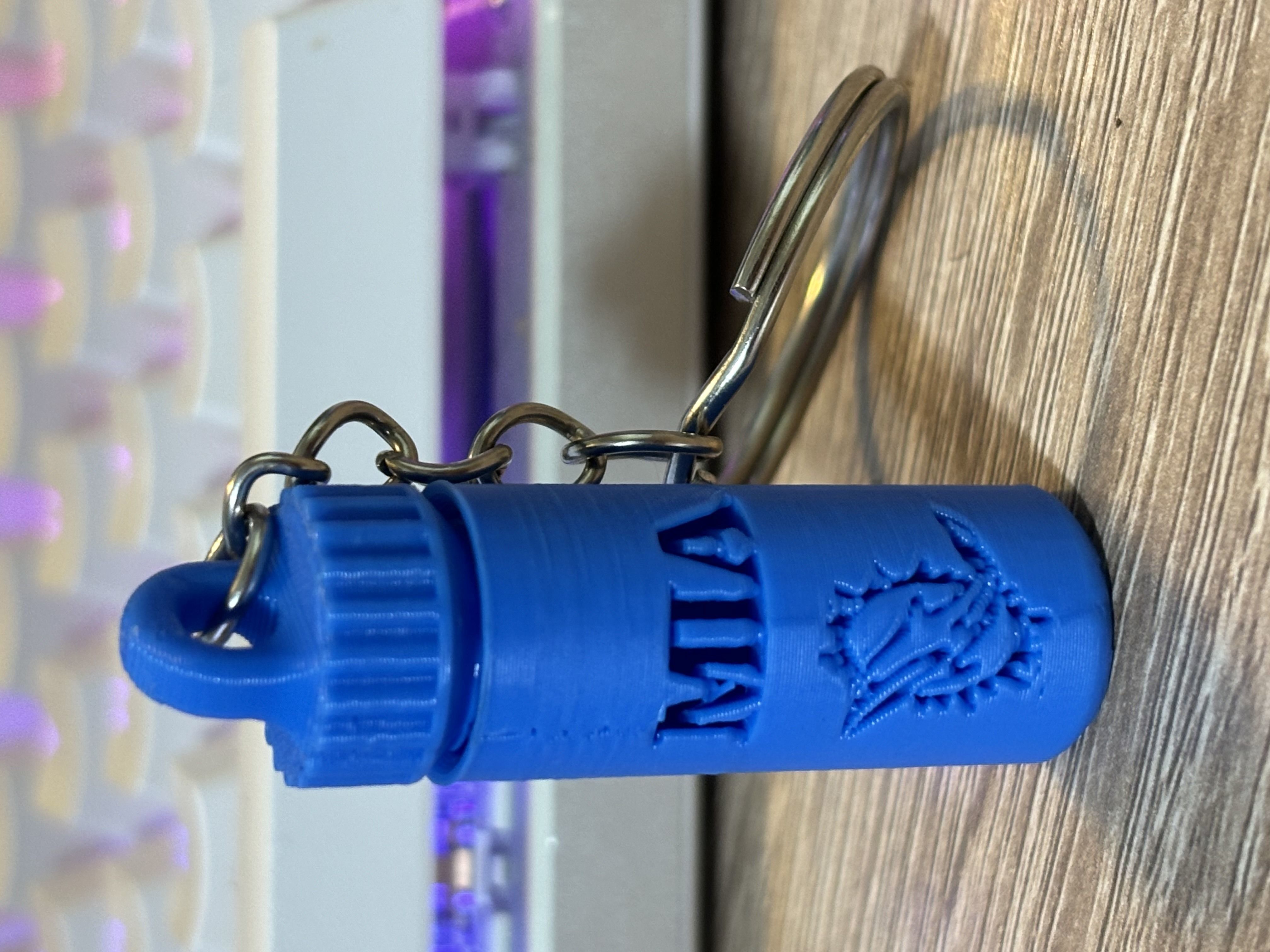 MIA Dolphin Keychain 3D print model_1