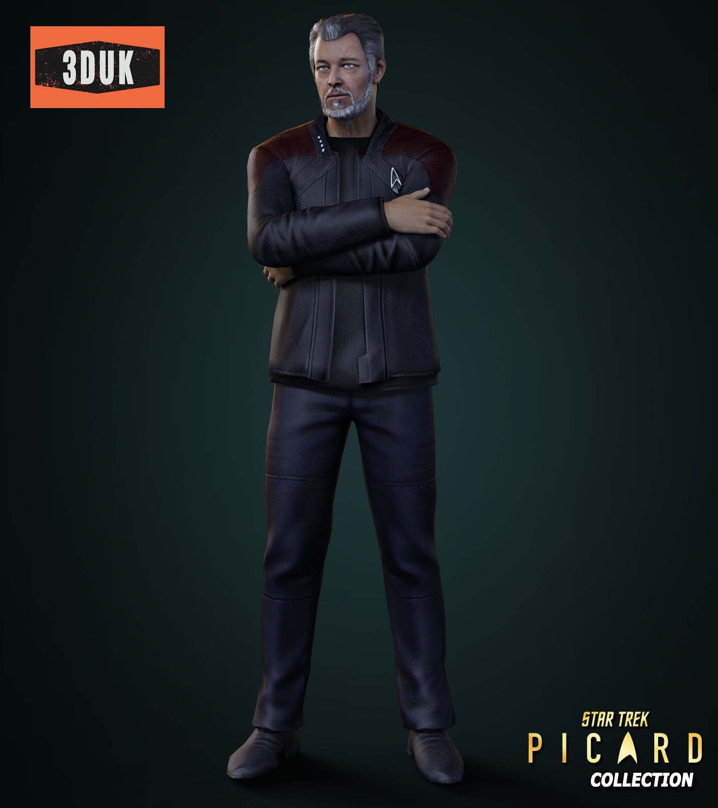 STP Riker For G8M 3D model_2