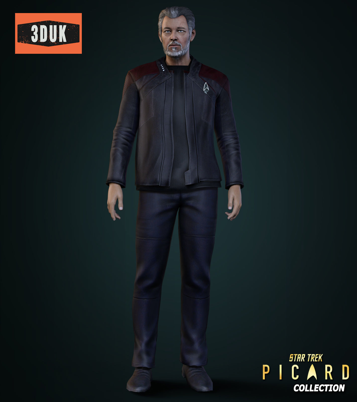 STP Riker For G8M 3D model_4