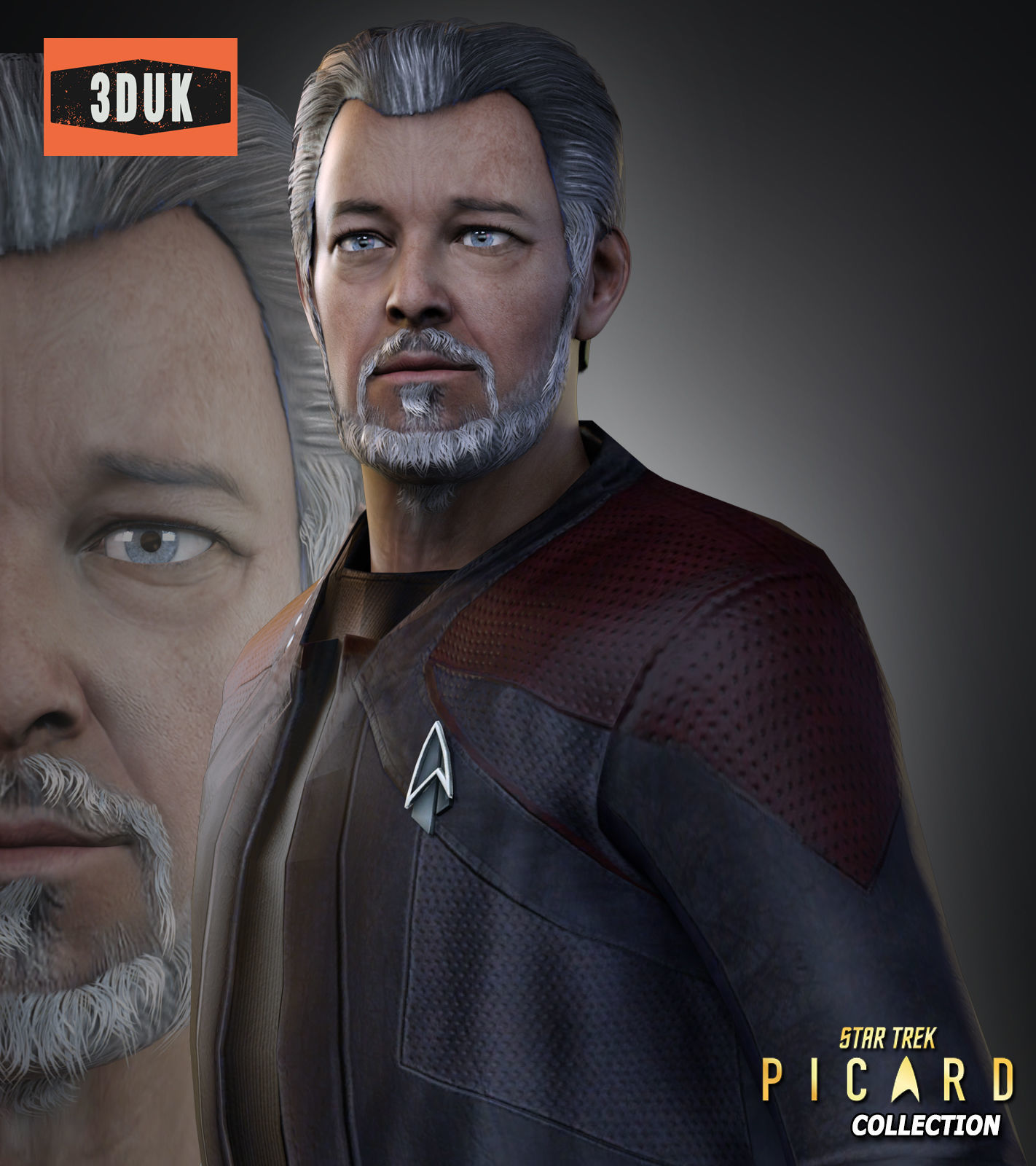 STP Riker For G8M 3D model_1