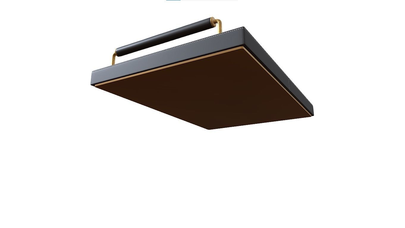 Tray new stylish Low-poly 3D model_5