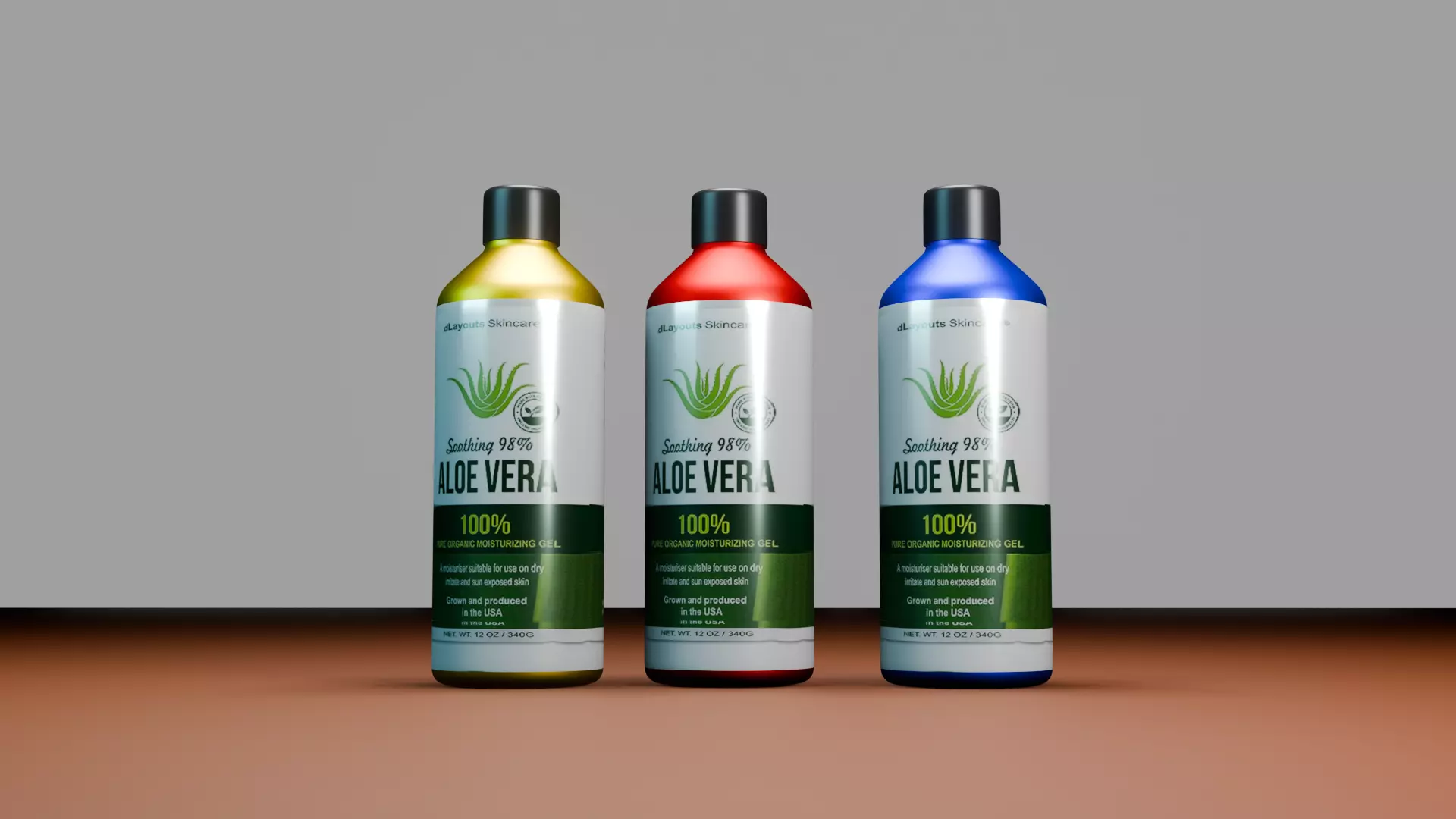 Consmetic Plastic Bottle Free 3D model