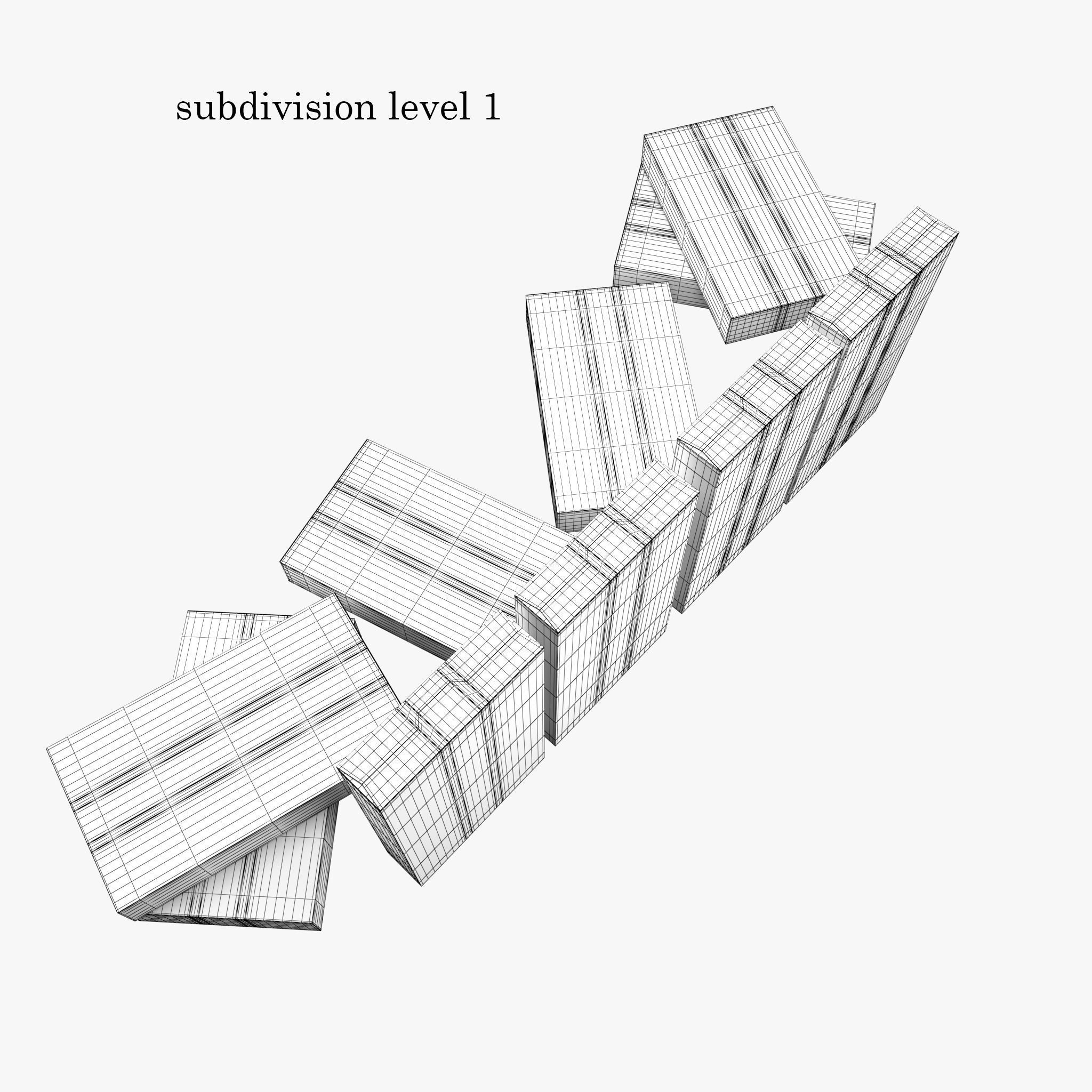 Corn Flakes Low-poly 3D model_42