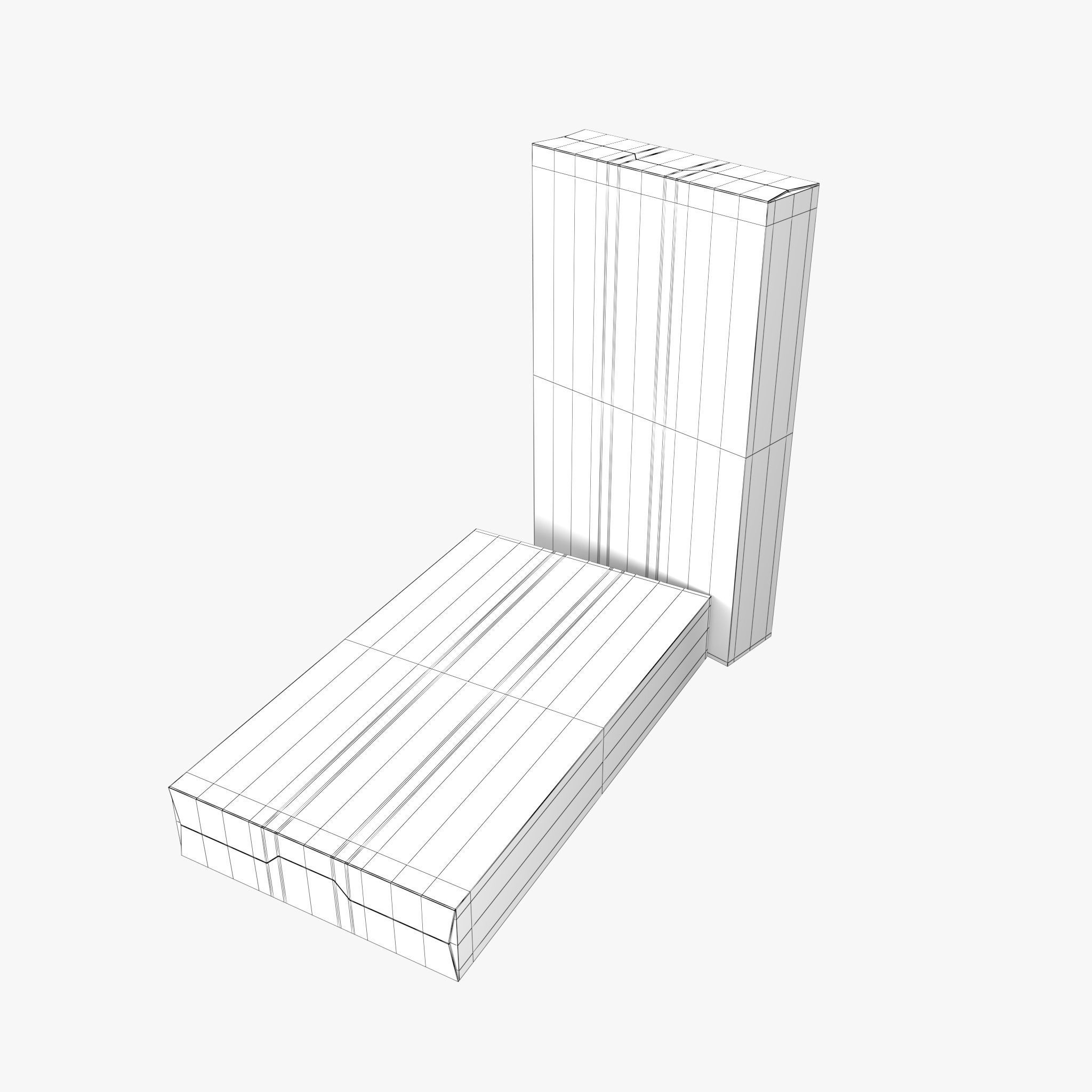 Corn Flakes Low-poly 3D model_22