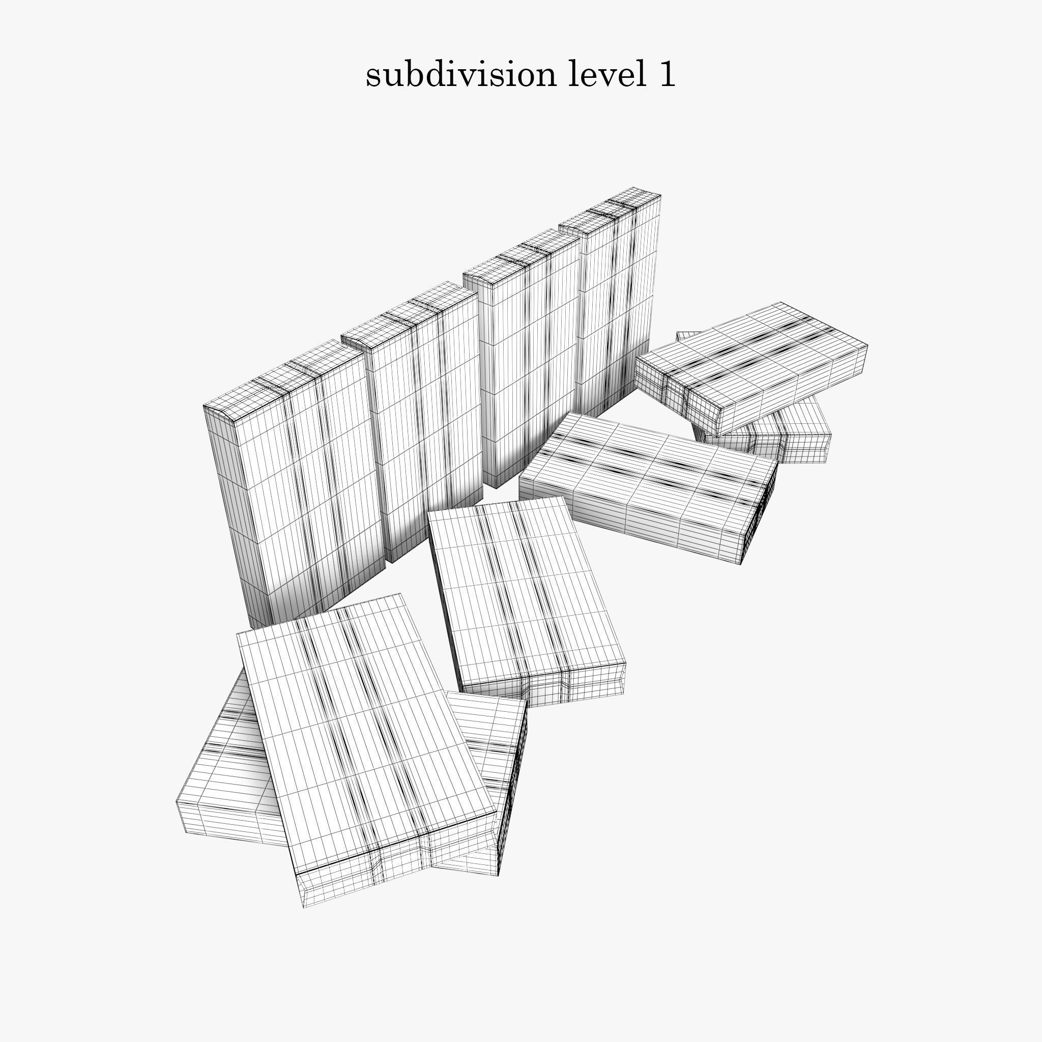 Corn Flakes Low-poly 3D model_40