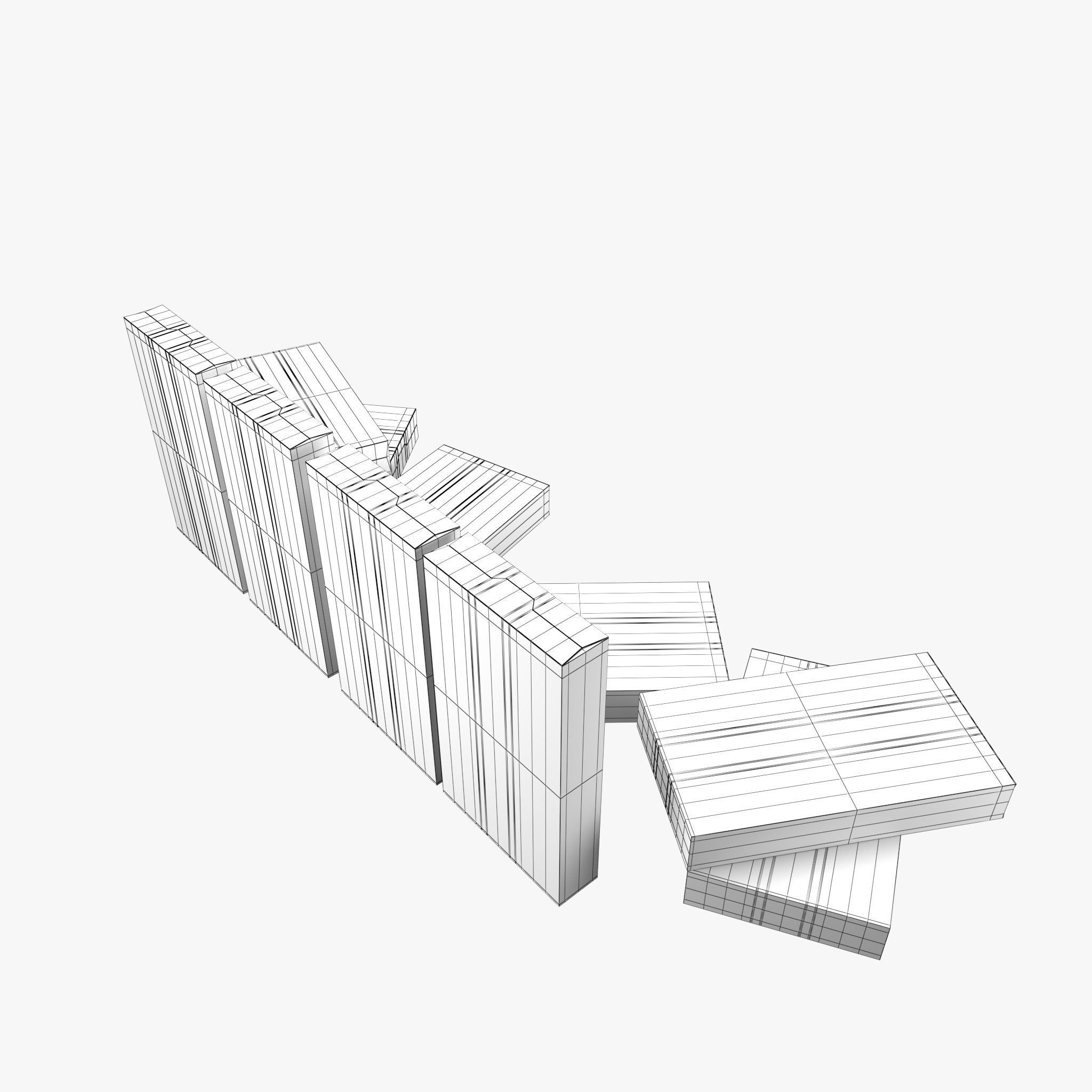 Corn Flakes Low-poly 3D model_28