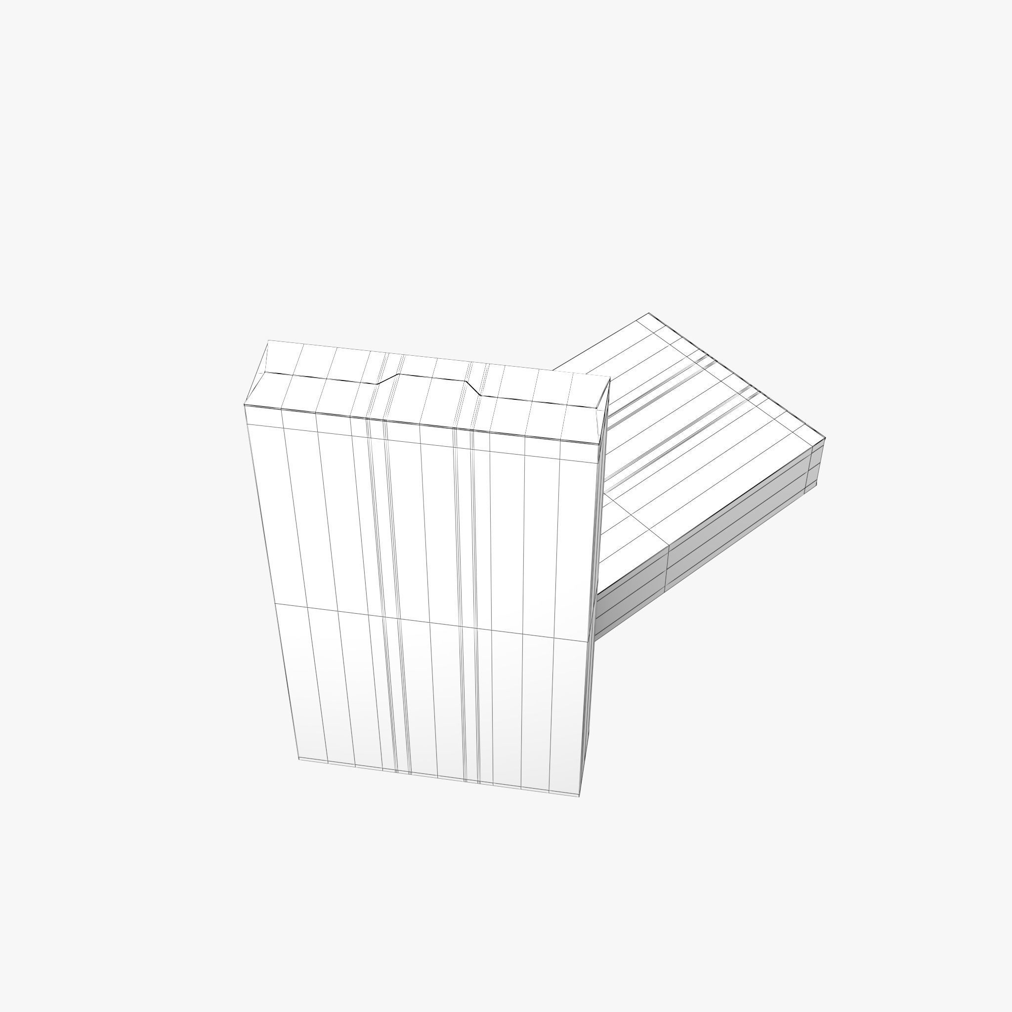 Corn Flakes Low-poly 3D model_19