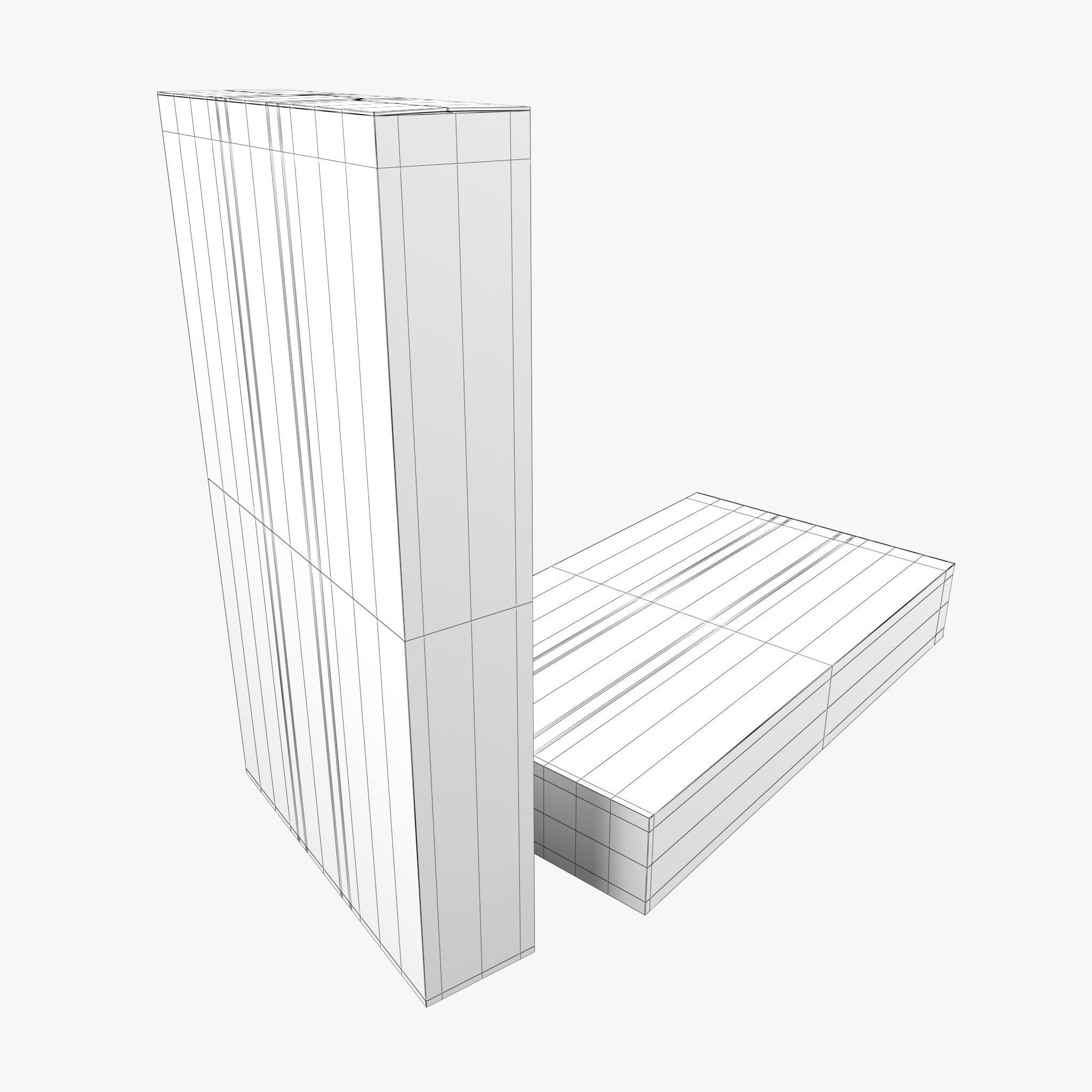 Corn Flakes Low-poly 3D model_24