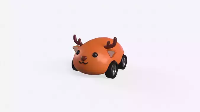 Cartoon Deer Car Cute