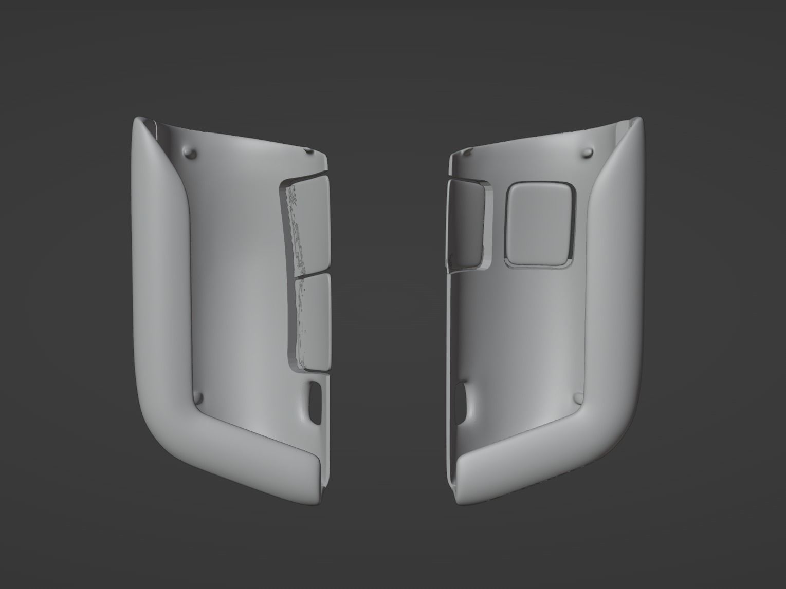 Comfort Grips for Lenovo Legion Go 3D print model_1