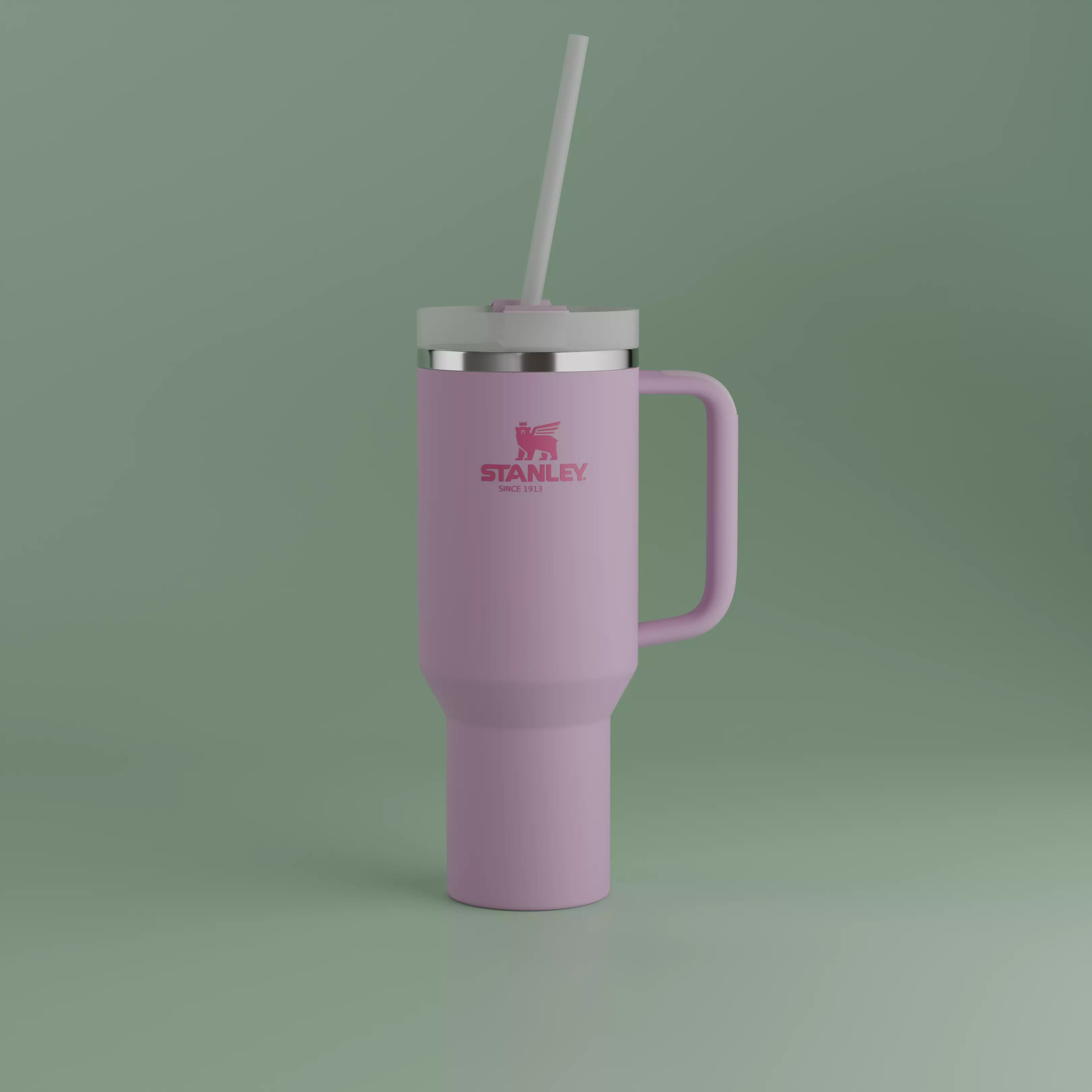 Stanley Quencher   Tumbler  Low-poly 3D model_0