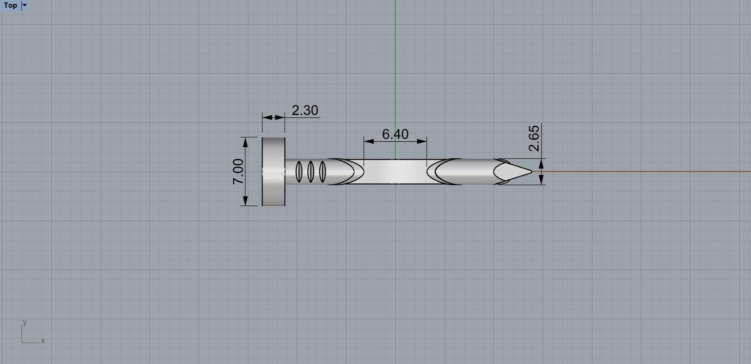 Nail Ring In the finger 21 Size N99 3D print model_8