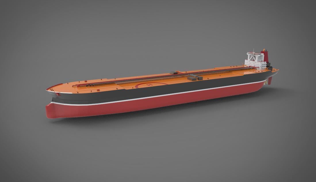 tanker ship 3D model_5