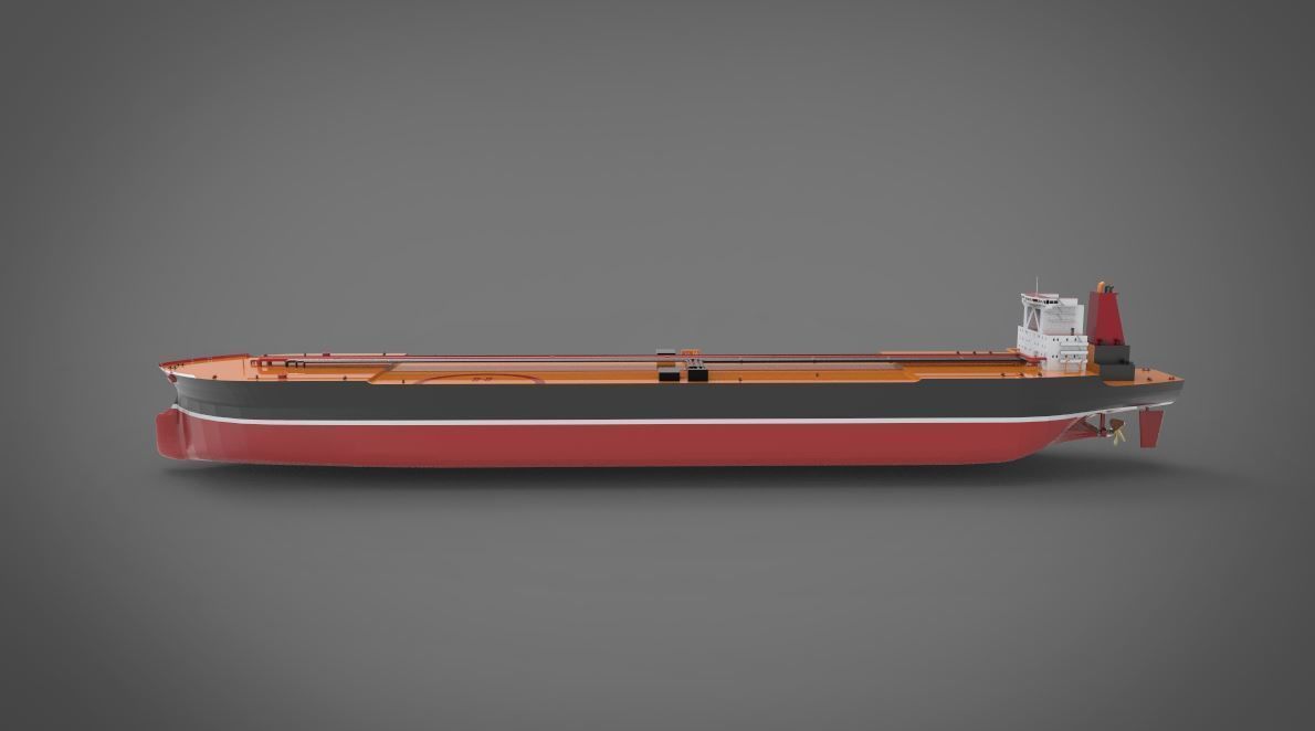 tanker ship 3D model_1
