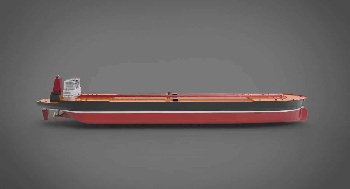 tanker ship 3D model_2