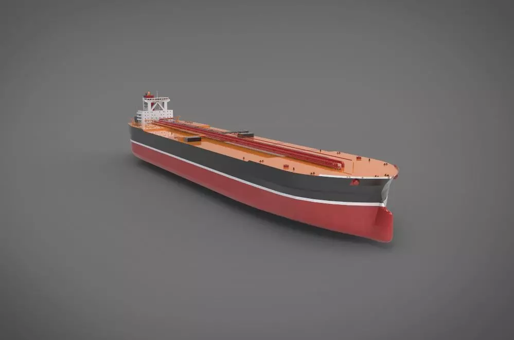 tanker ship 3D model_0