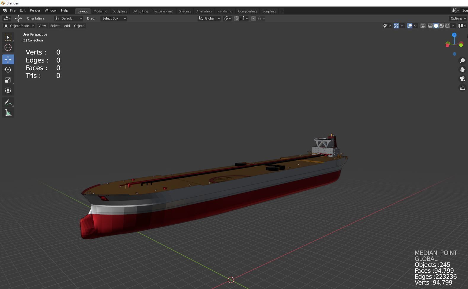 tanker ship 3D model_6