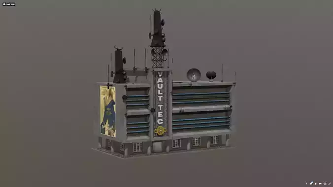 Vault-Tec Corporate Headquarters 3D model