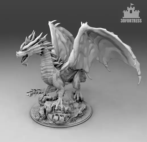 The Black Dragon 3D print model