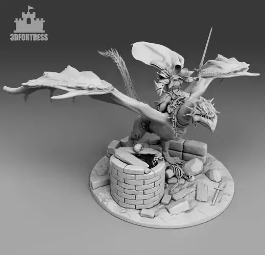 Dragon Rider 3D print model