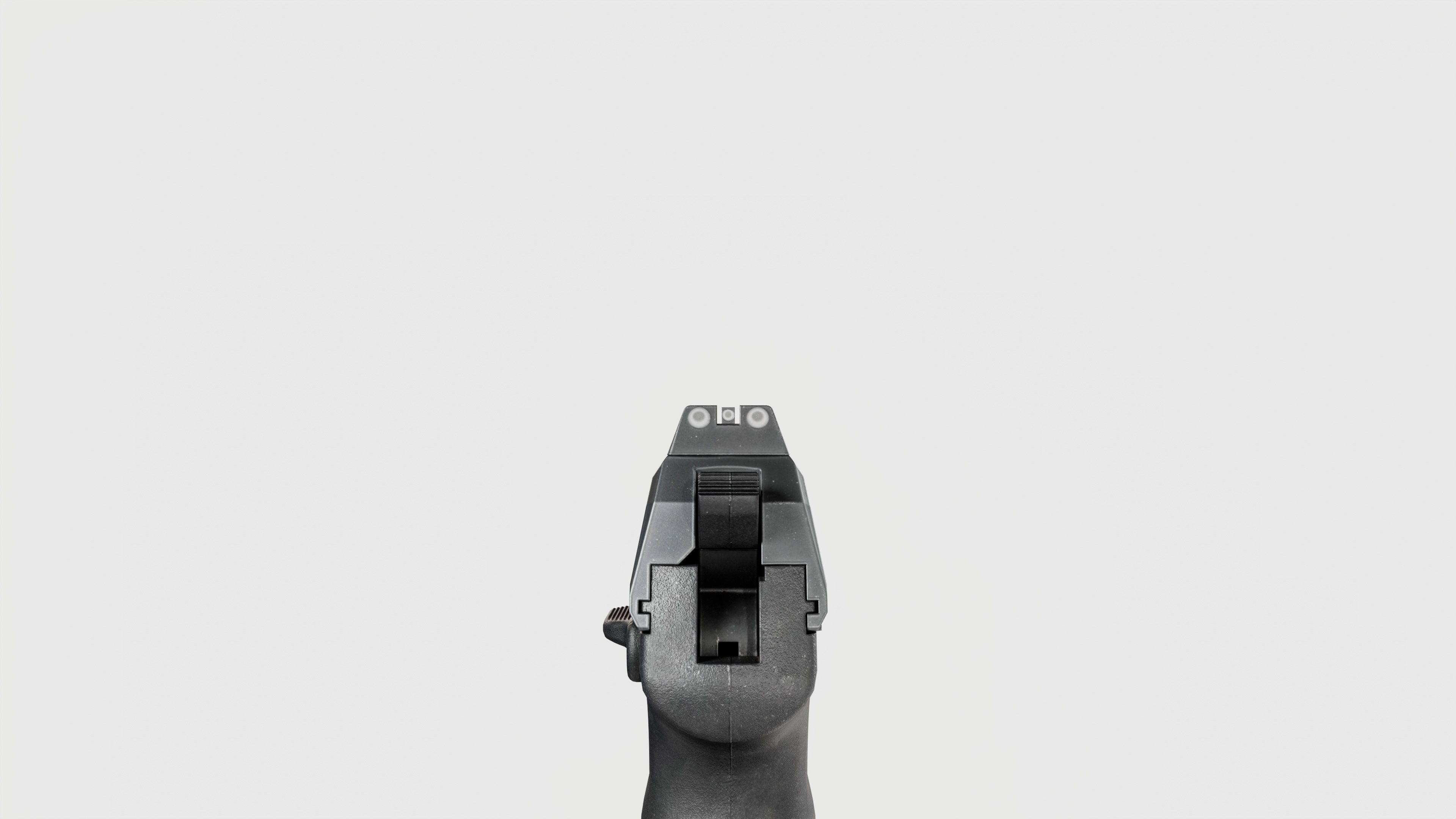 Heckler and Koch HK45 Compact Tactical MK24 45acp Handgun Low-poly 3D model_13