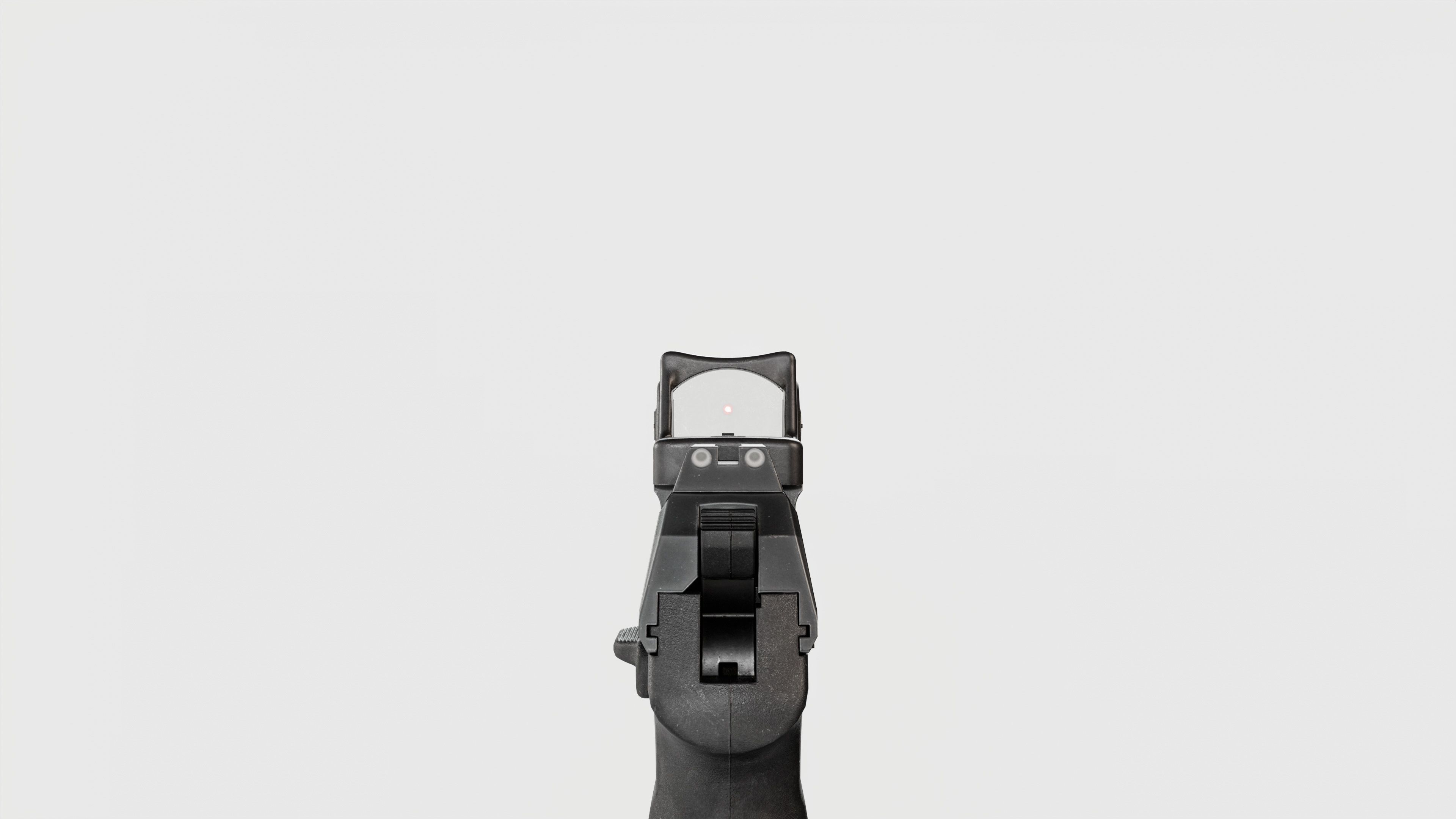 Heckler and Koch HK45 Compact Tactical MK24 45acp Handgun Low-poly 3D model_21