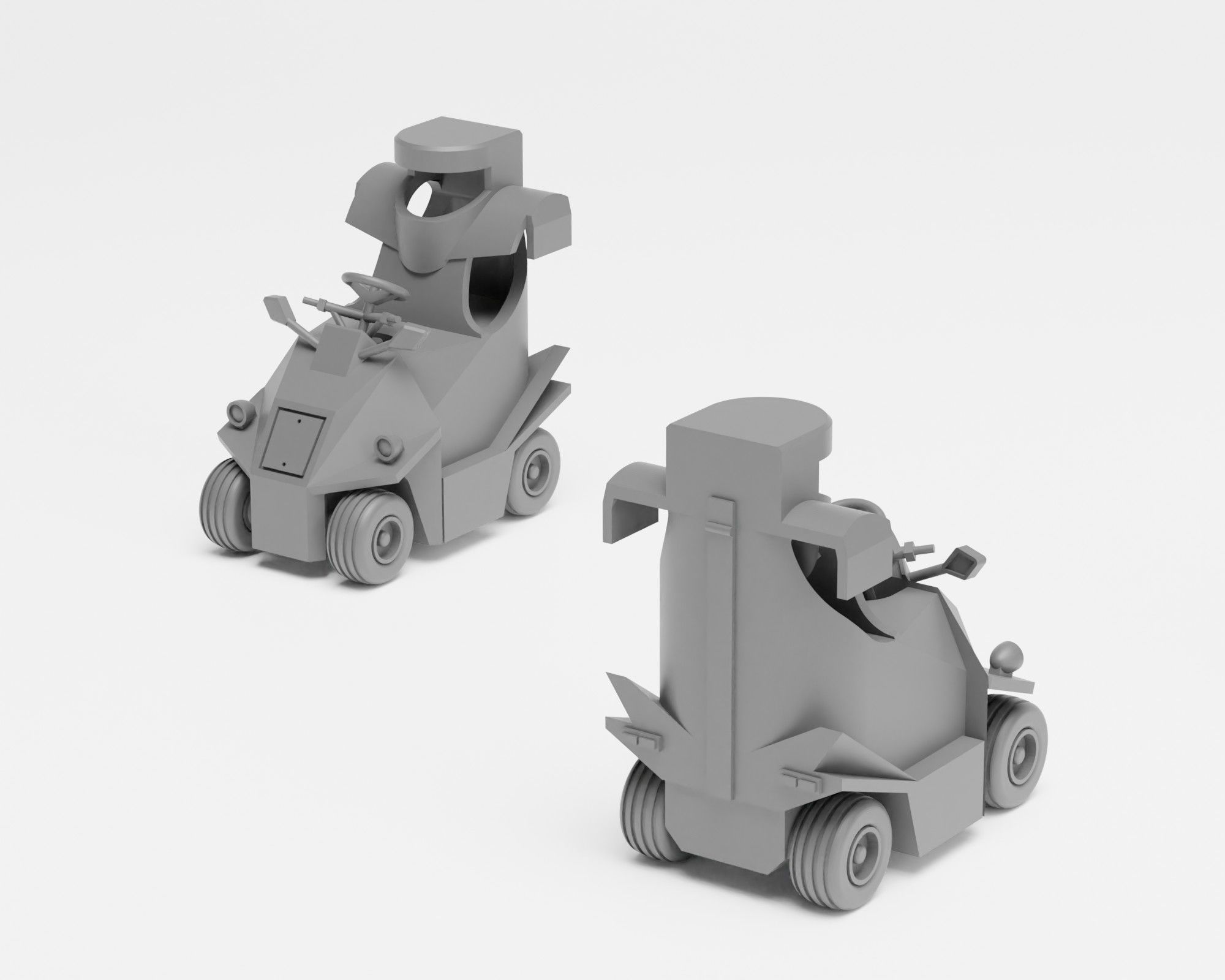 Peel P50 and P45 - H0 scale car model kit - Supported 3D print model_12