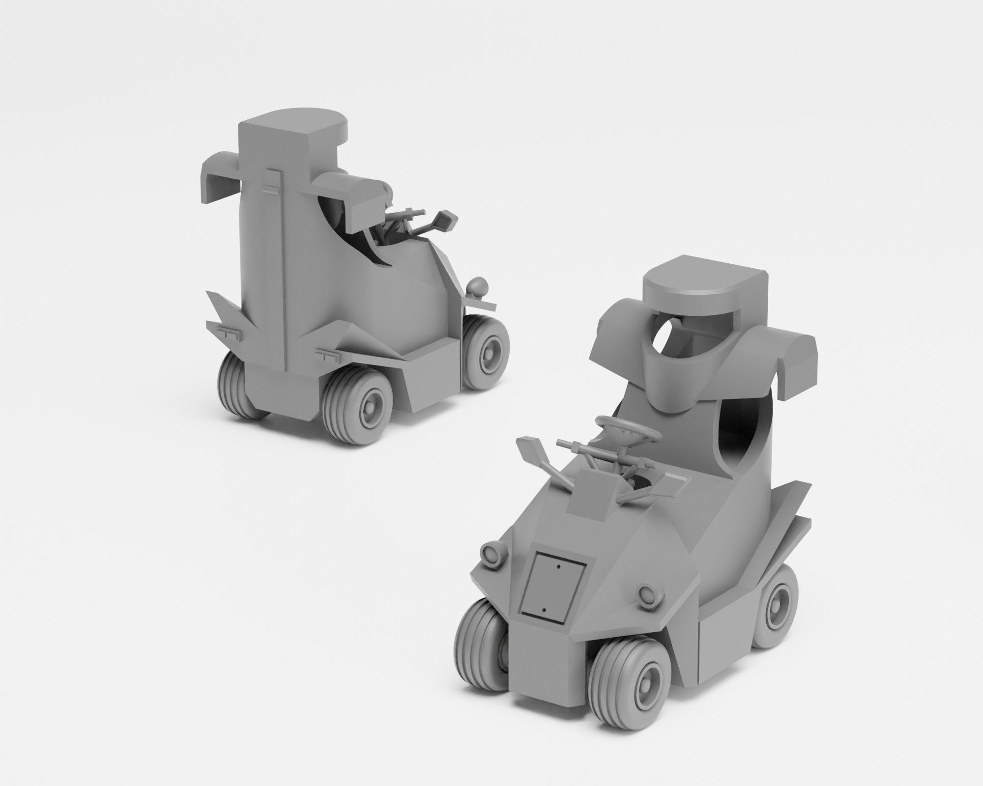 Peel P50 and P45 - H0 scale car model kit - Supported 3D print model_11