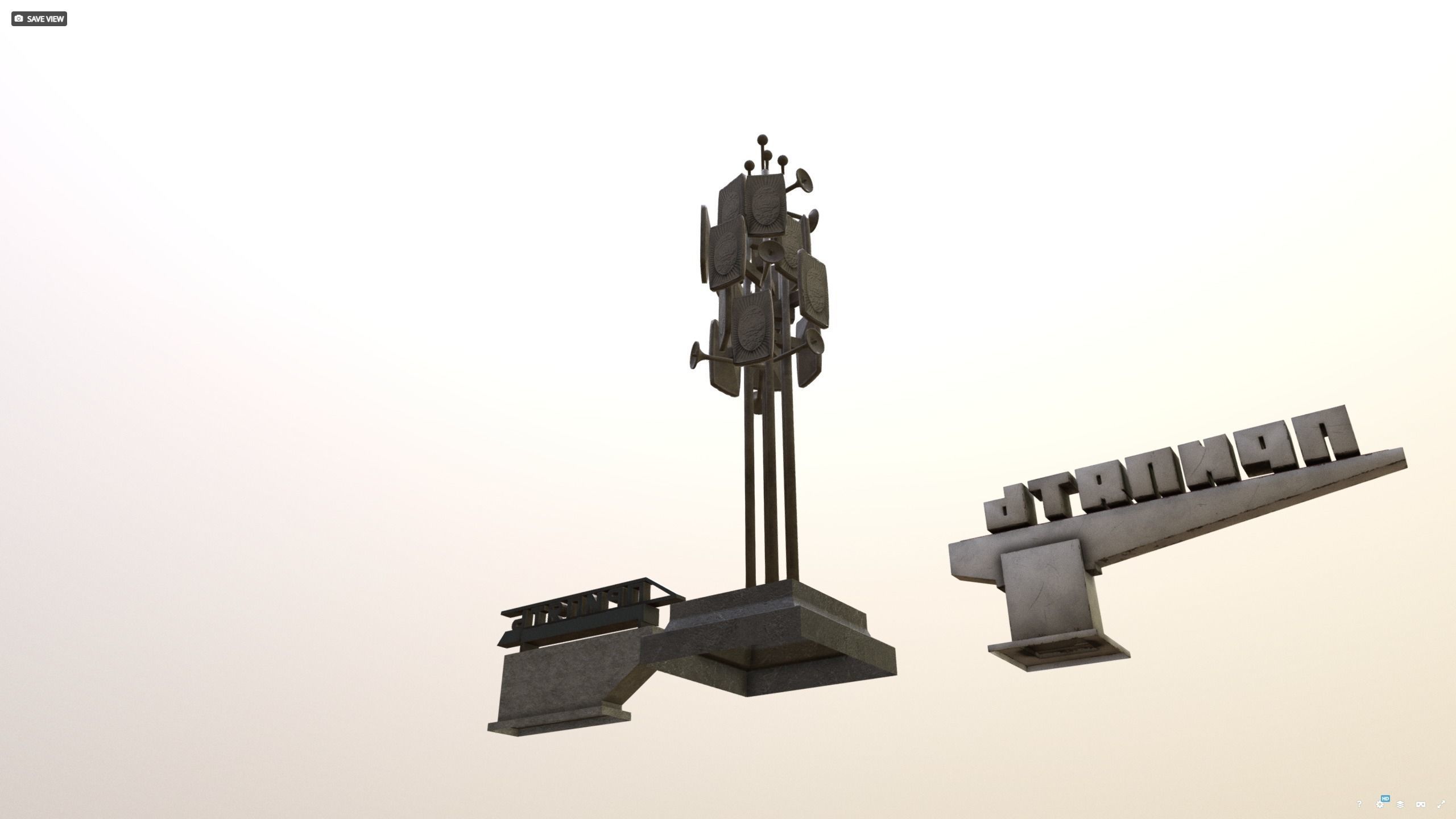 Pripyat decor pack before 1986 stalker  dayz 3D model_15