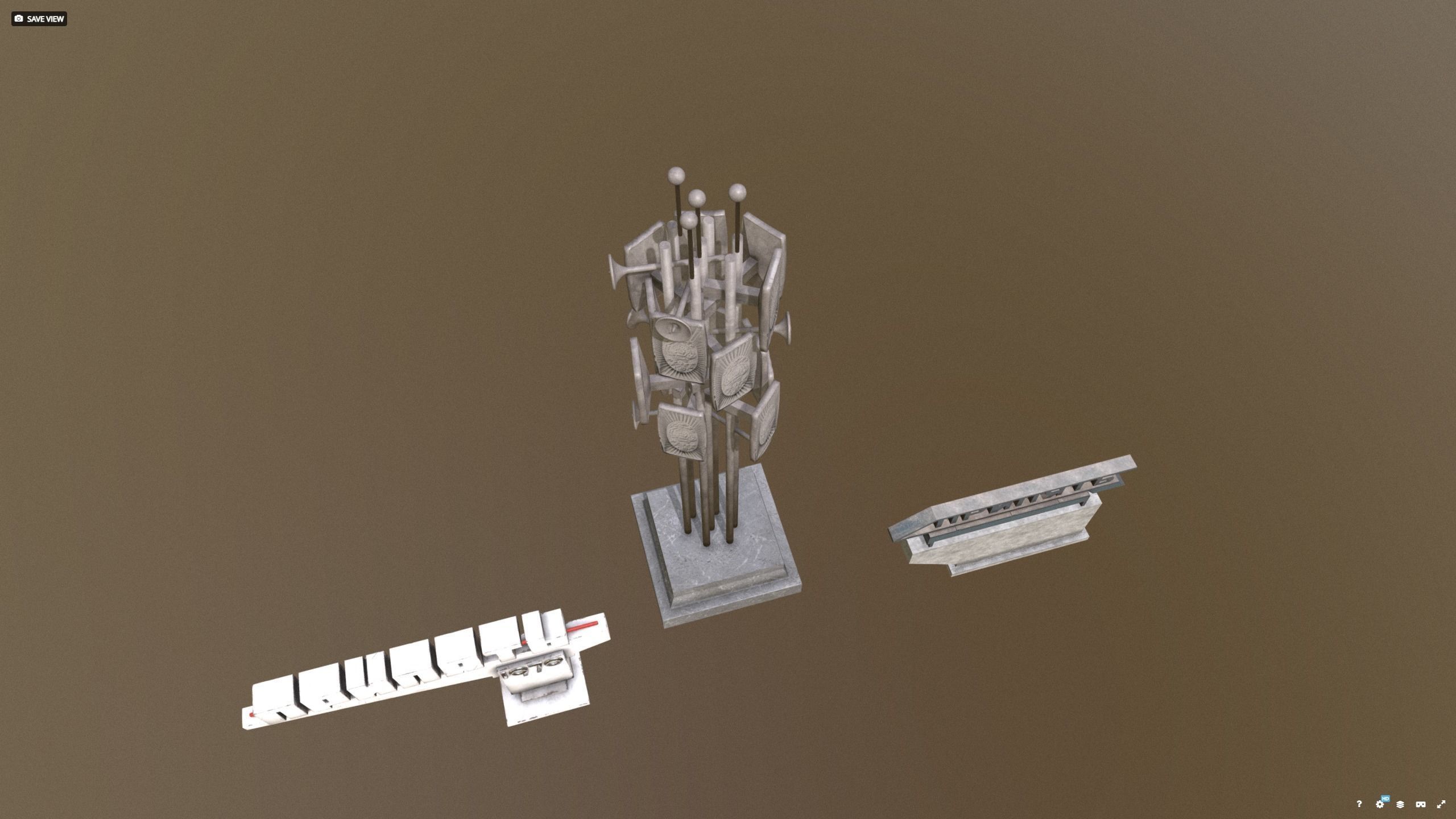 Pripyat decor pack before 1986 stalker  dayz 3D model_13