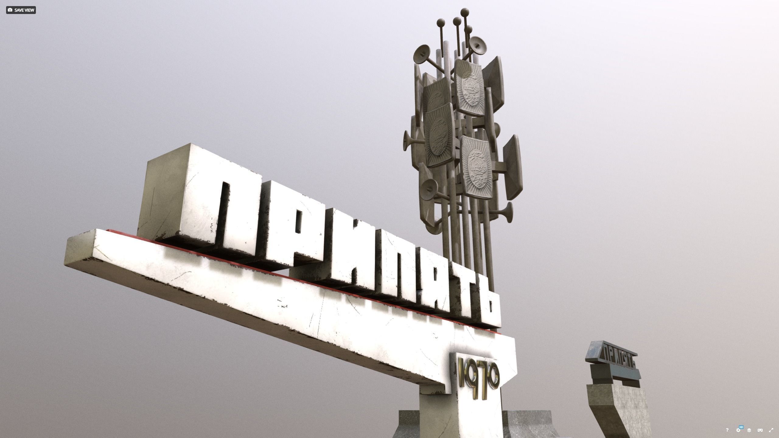 Pripyat decor pack before 1986 stalker  dayz 3D model_12