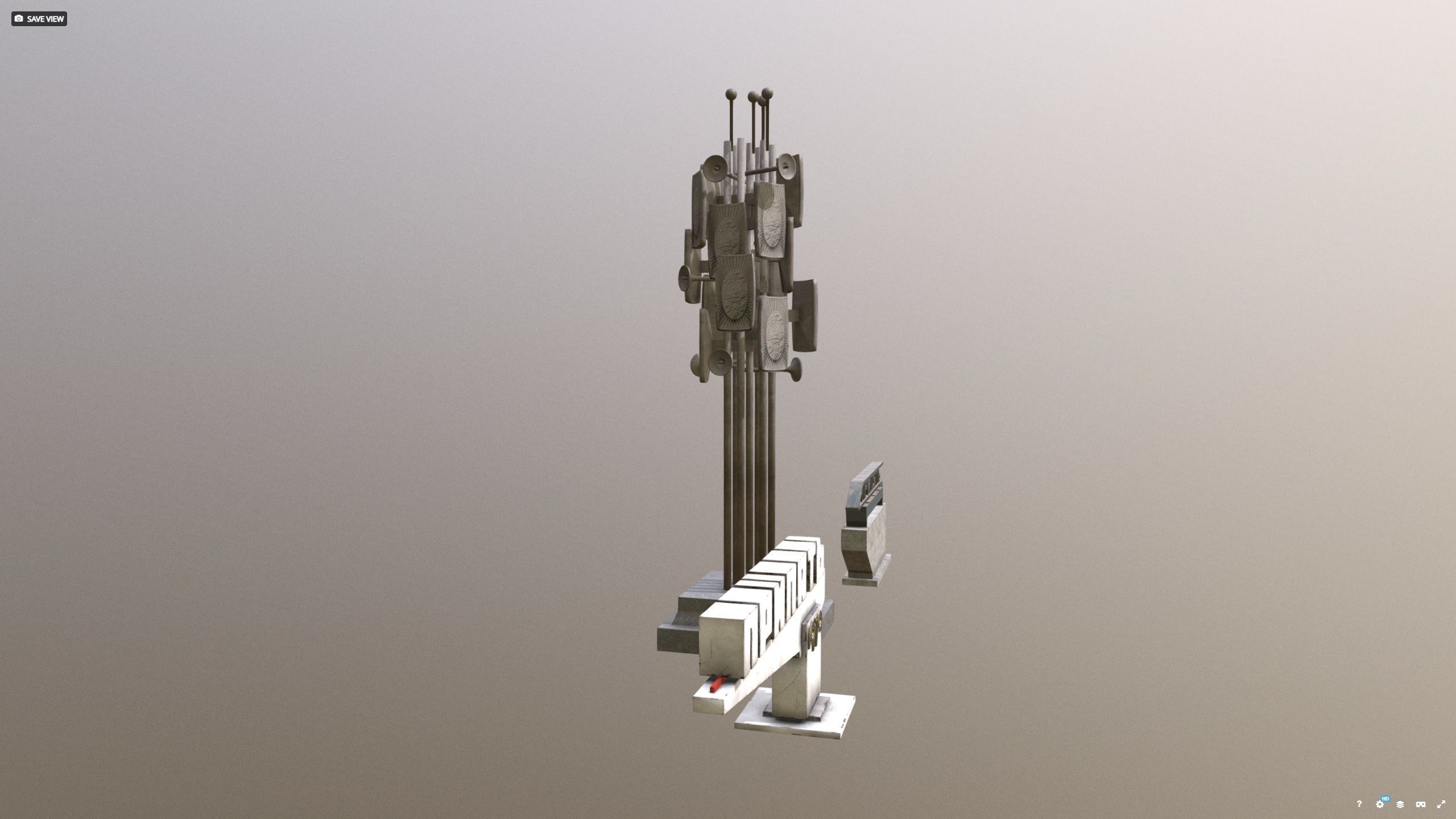 Pripyat decor pack before 1986 stalker  dayz 3D model_4