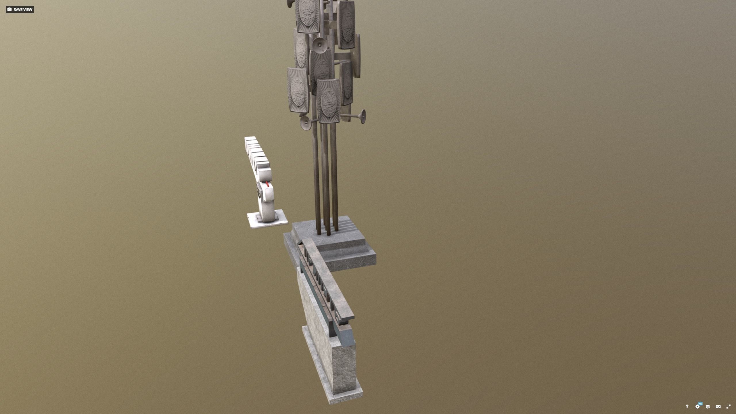 Pripyat decor pack before 1986 stalker  dayz 3D model_18