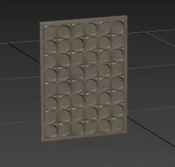 wall wood panel Free 3D model