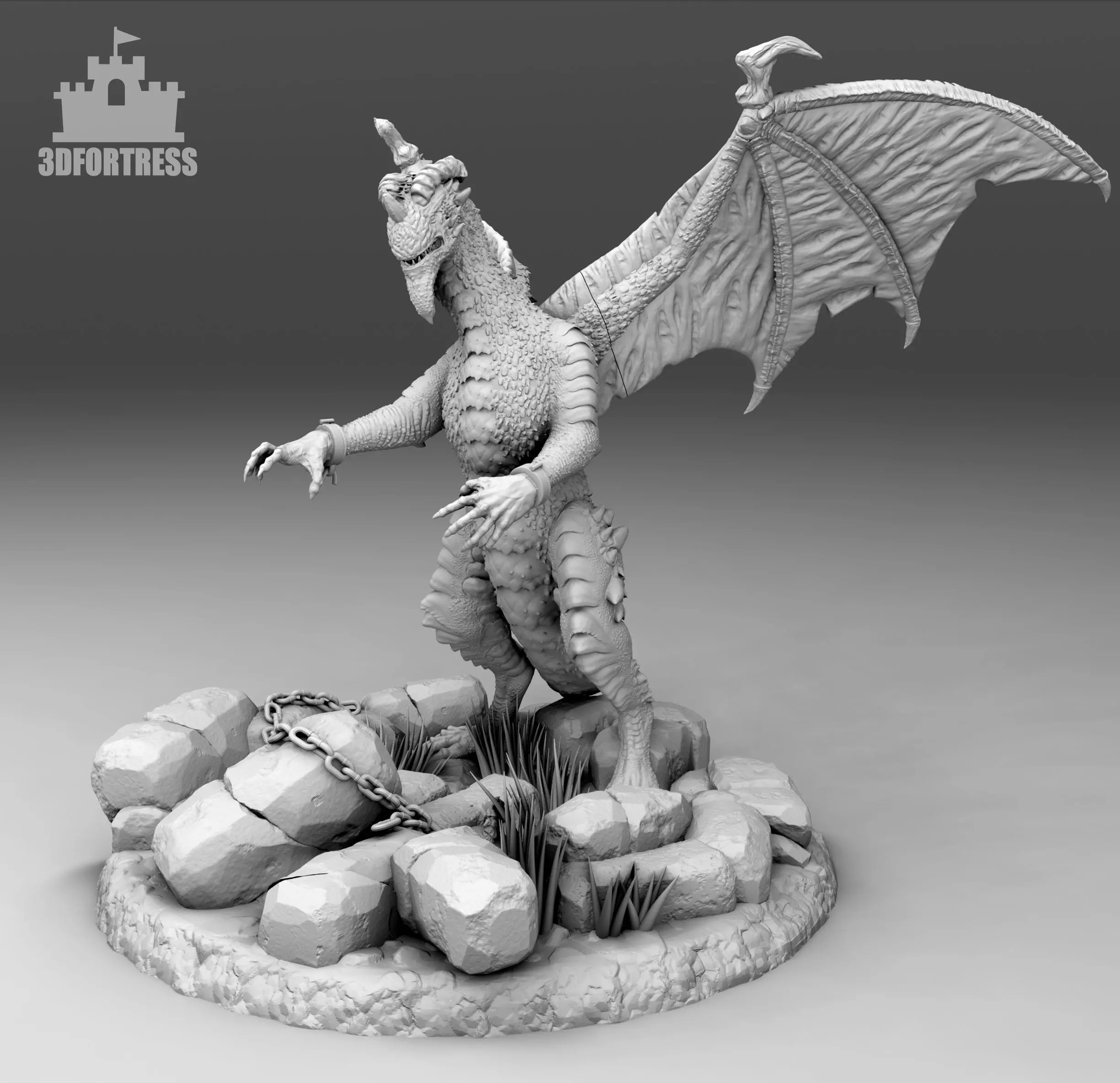 Chinese dragon 3D print model_0