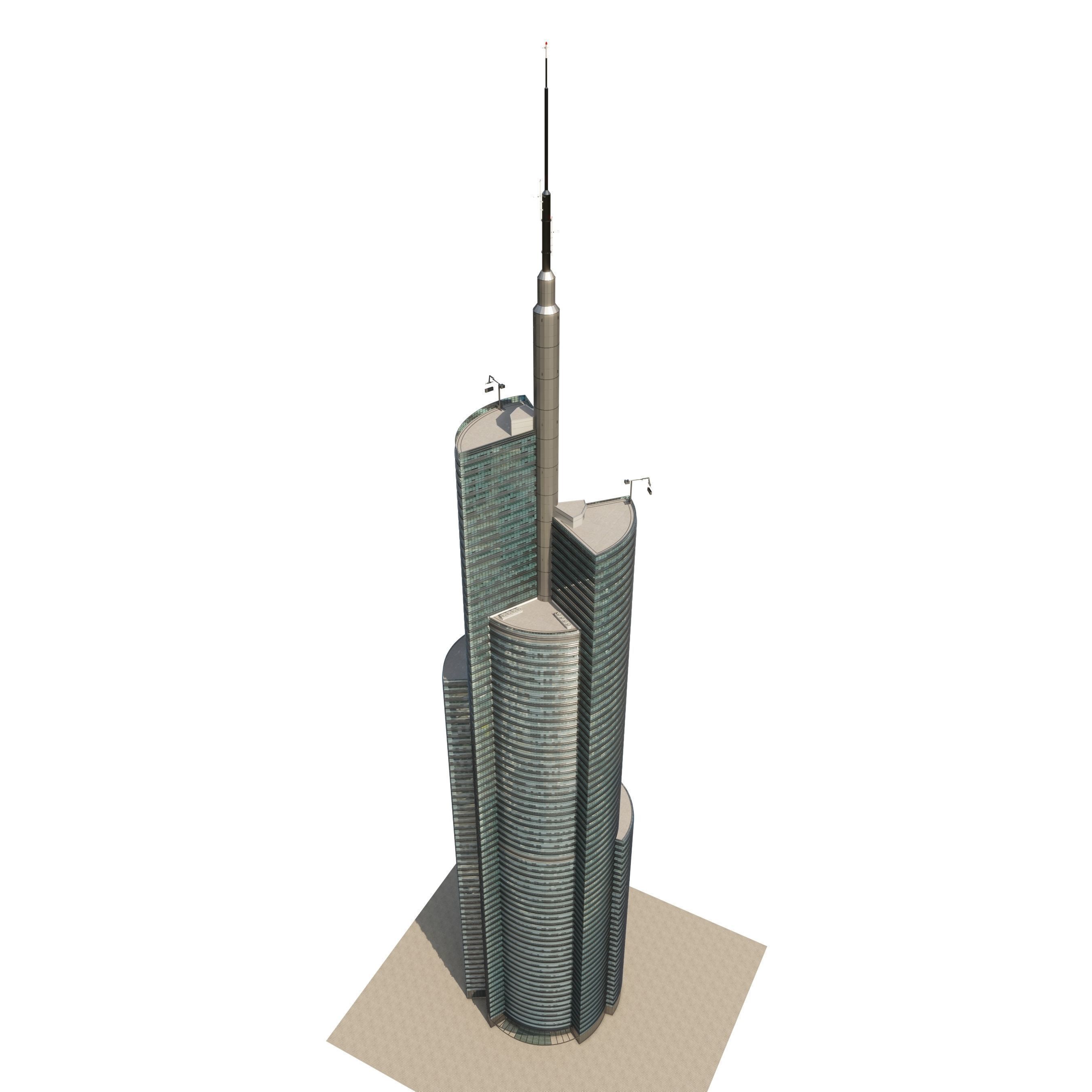 Supertall 3D Skyscrapers 3D Model Collection_6