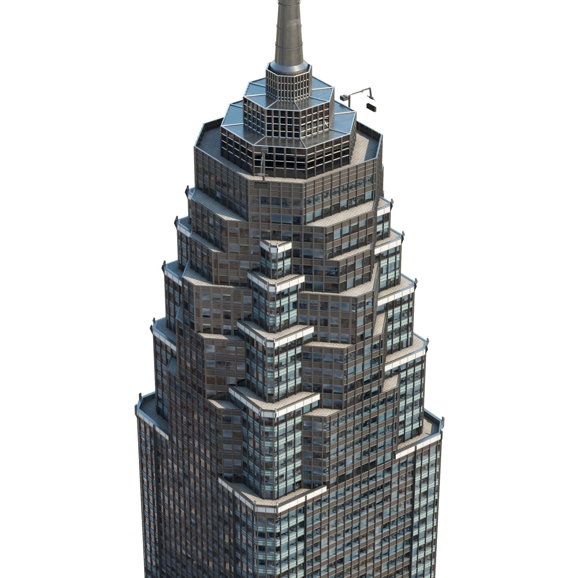 Supertall 3D Skyscrapers 3D Model Collection_11