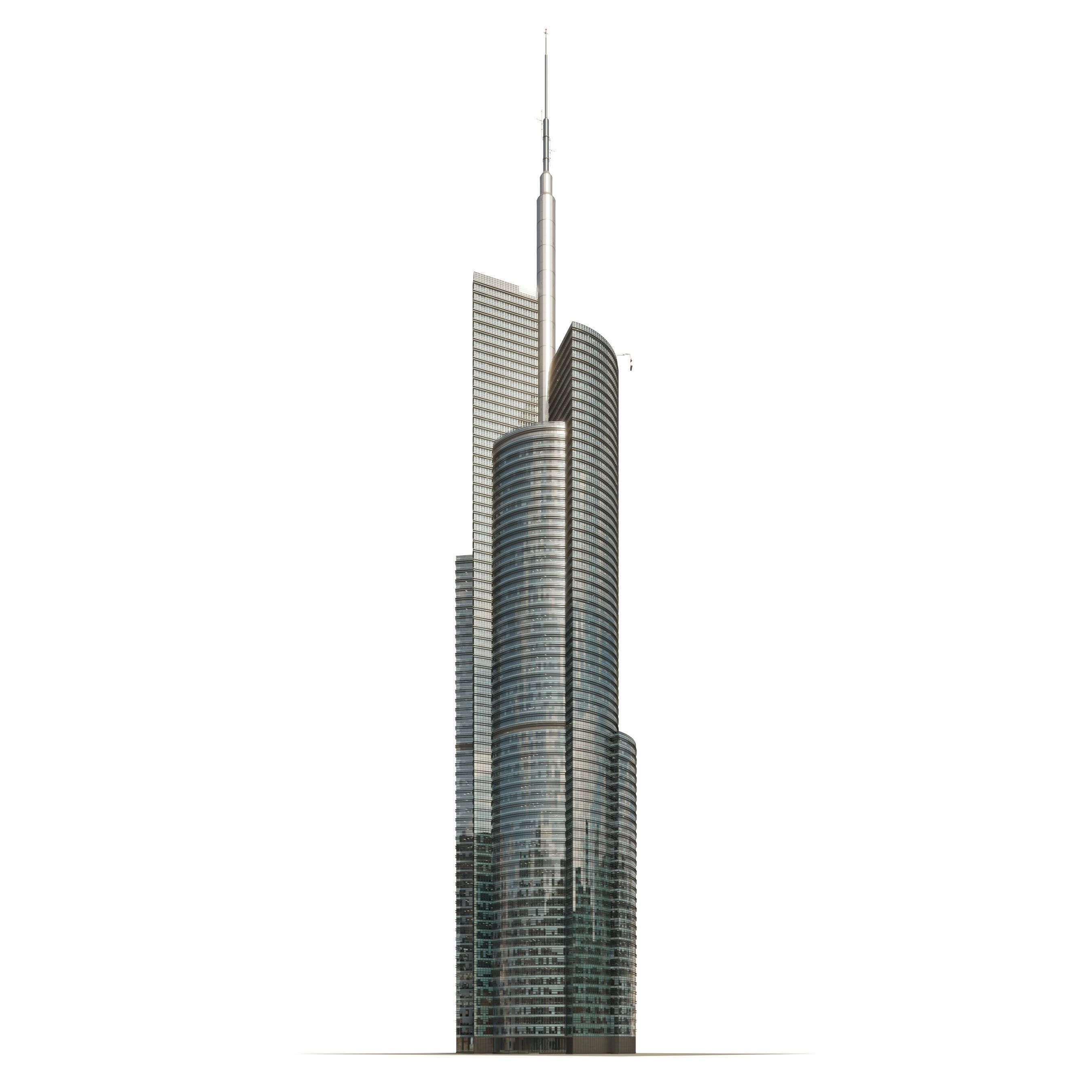 Supertall 3D Skyscrapers 3D Model Collection_4