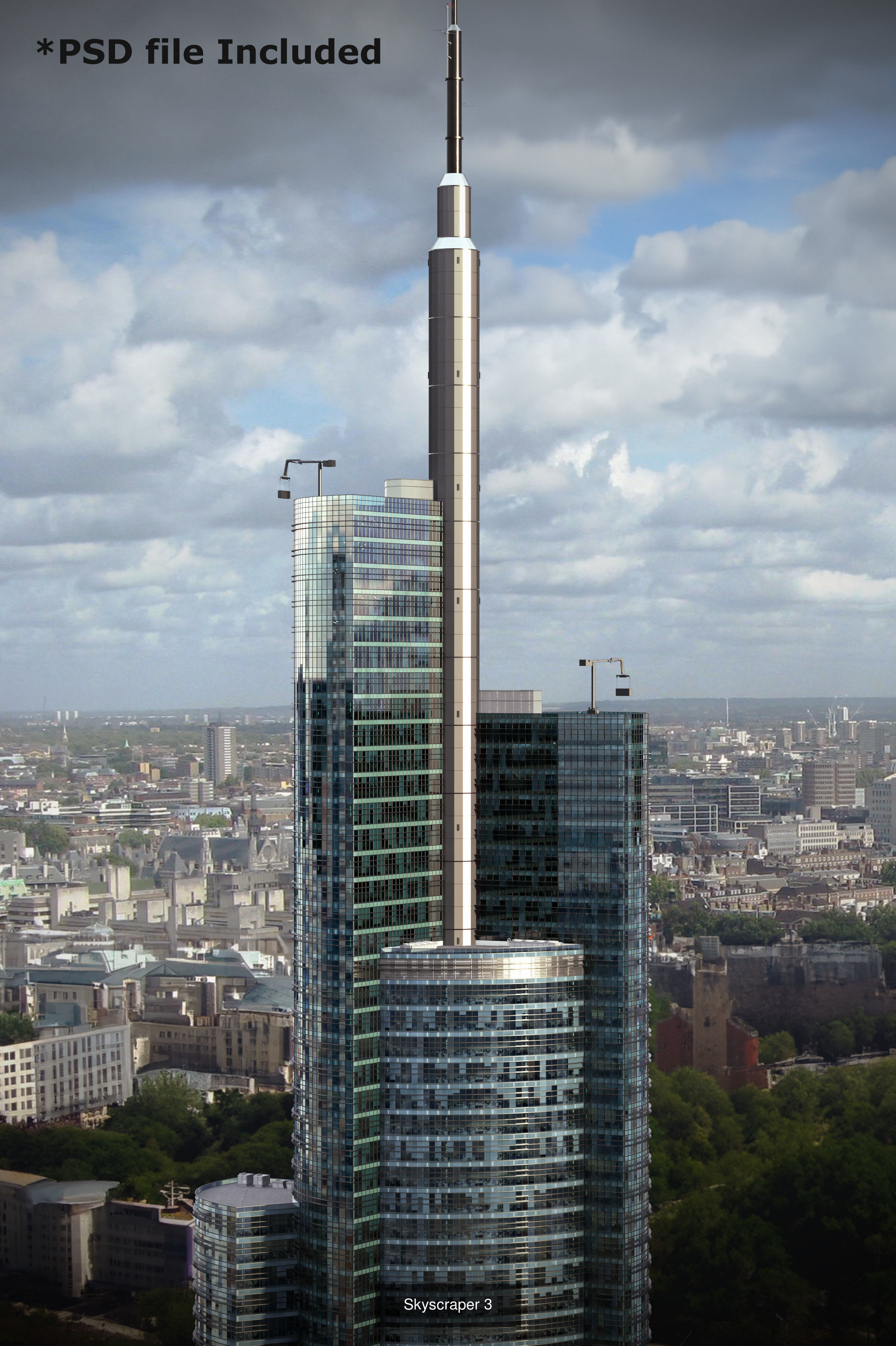 Supertall 3D Skyscrapers 3D Model Collection_1