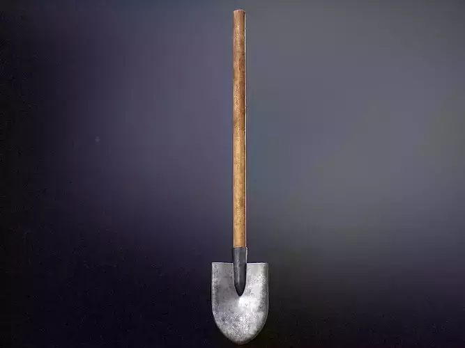 Shovel Low-poly 3D model
