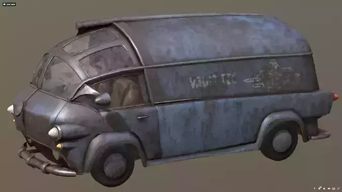 VAULT-TEC  car rust - after 3D model